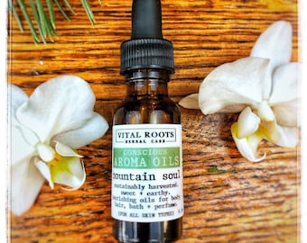 Mountain soul, perfume oil, aroma oil, ultra-restorative