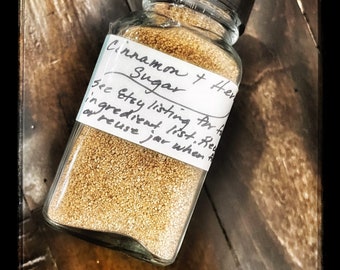 Cinnamon + Herb Sugar