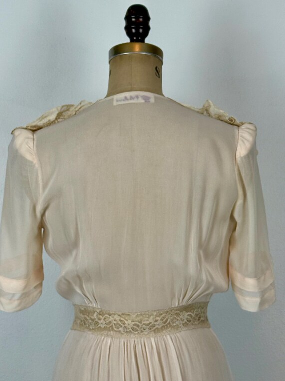 Vintage 30s Robe| Hobert Dressing Gown | 1930s Pa… - image 9