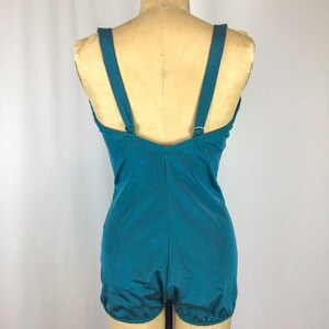 Vintage 40s swimsuit Vintage blue one piece bathing suit 1940s Jantzen swimwear image 7