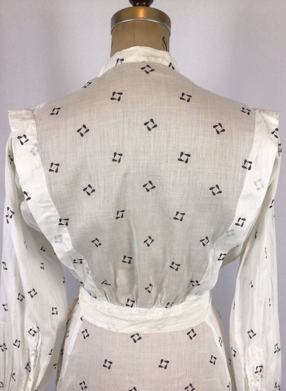 Vintage Edwardian dress | Antique white cotton pr… - image 6