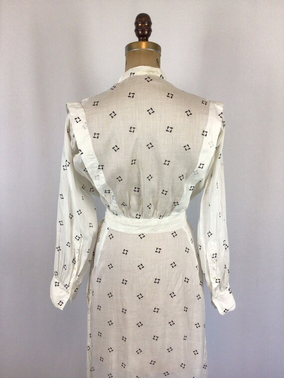 Vintage Edwardian dress | Antique white cotton pr… - image 7