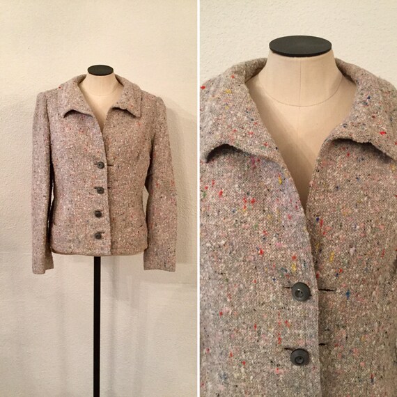 Halloway 40s Jacket | Vintage tweed blazer | 1940s