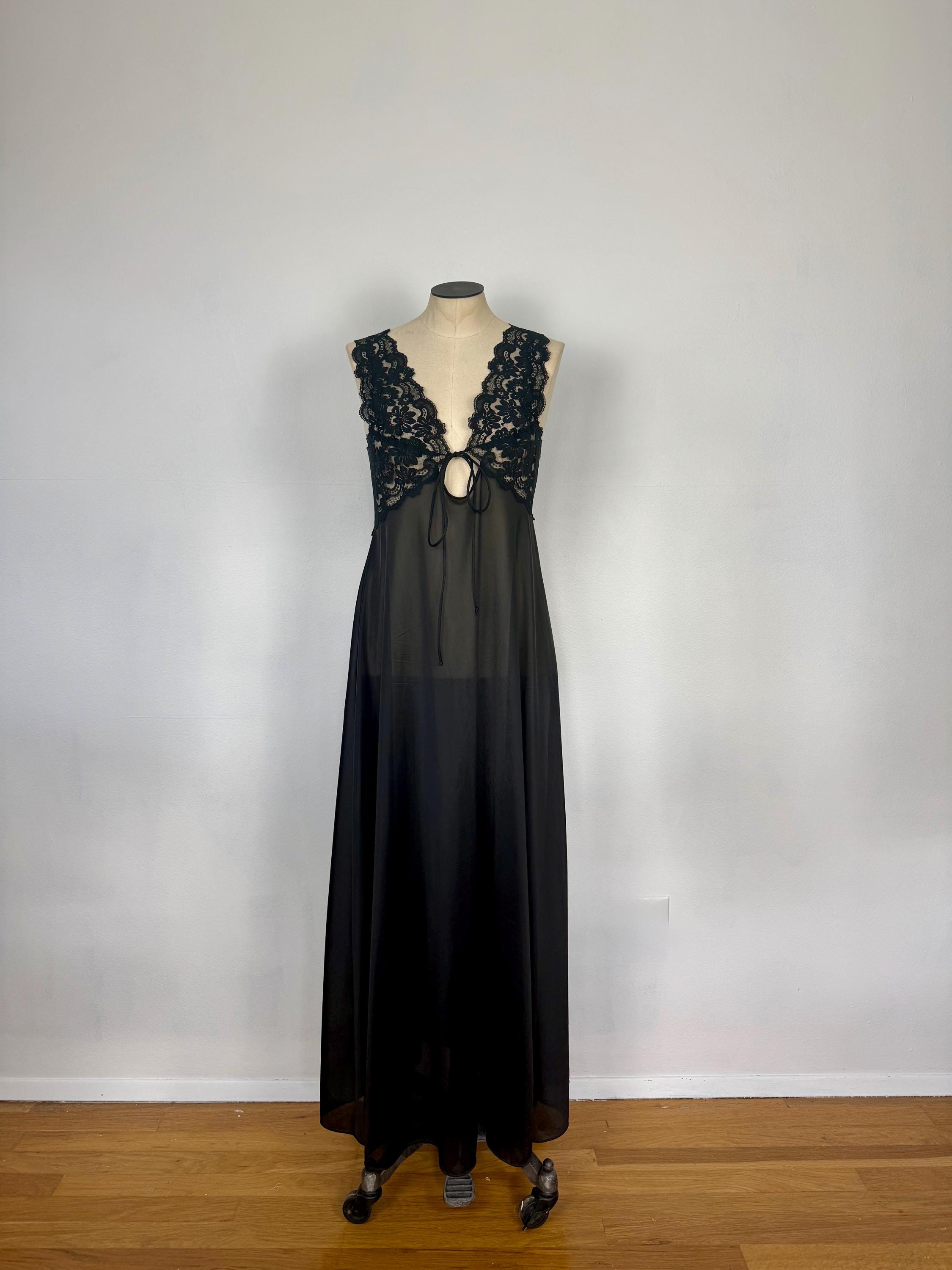 black cotton night dress Day 2 Nightie Dress main image 1