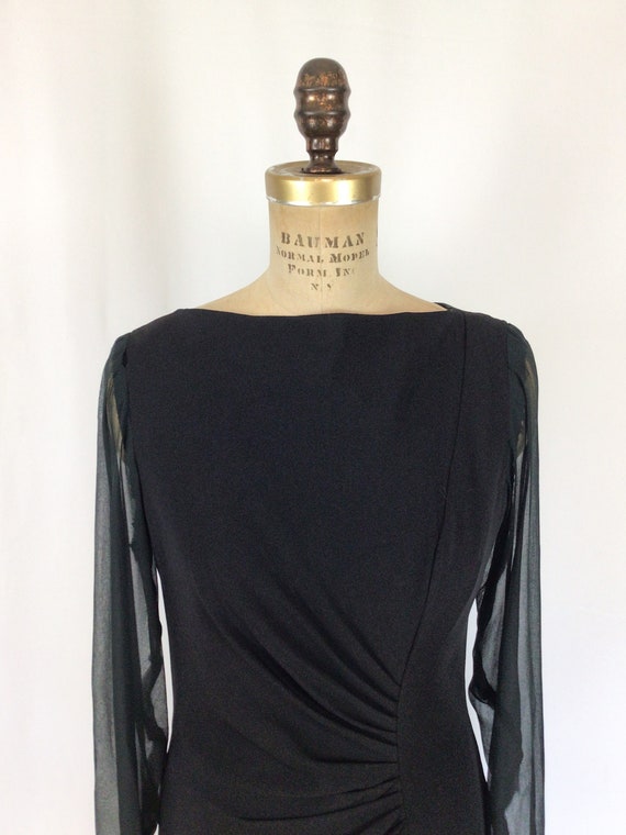 Vintage 60s dress | Vintage little black dress | … - image 2