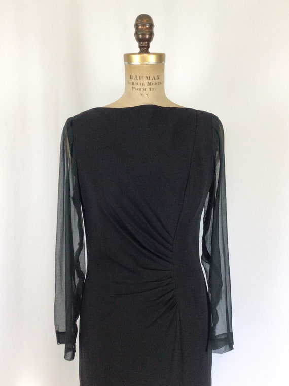 Vintage 60s dress | Vintage little black dress | … - image 3