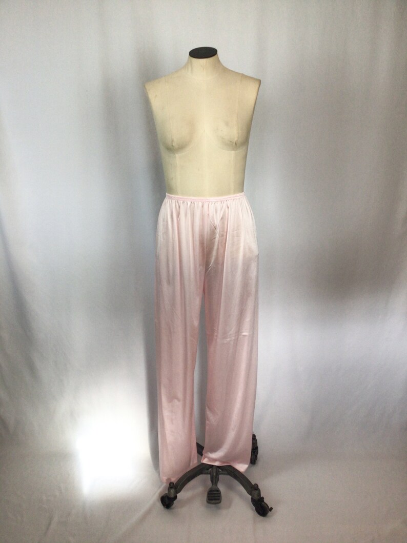 Vintage 60s Negligee set Vintage soft pink three piece pajama set 1960s Collections JC Penneys pjs and robe image 7