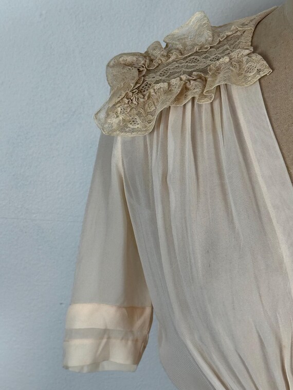 Vintage 30s Robe| Hobert Dressing Gown | 1930s Pa… - image 5