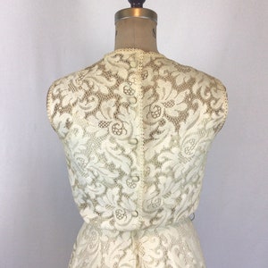 Vintage 50s dress Vintage white lace party dress 1950s Junior Sophisticates Original dress image 7