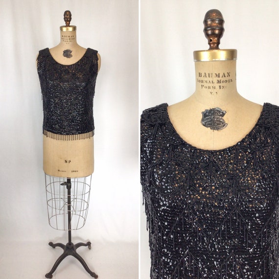 sequin sweater vest