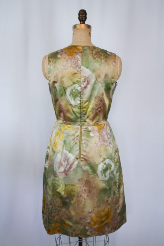 Vintage 50s dress suit | Vintage floral watercolo… - image 8