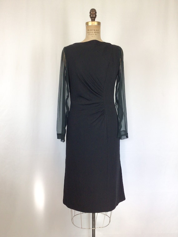 Vintage 60s dress | Vintage little black dress | … - image 4