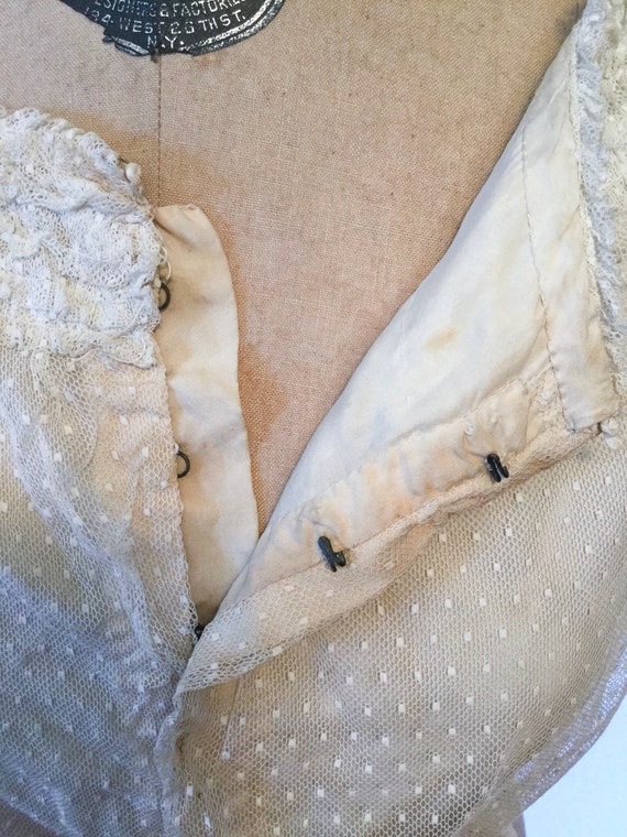 Vintage Edwardian CorsetCover  | Vintage polka do… - image 4