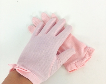 Vintage 60s Gloves | Vintage pretty pink gloves | 1960s Kayser gloves