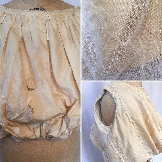 Vintage Edwardian CorsetCover  | Vintage polka do… - image 10