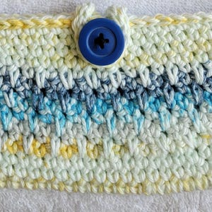 Cotton Crochet Eye Glass Cases in Soft Colors Paris In June