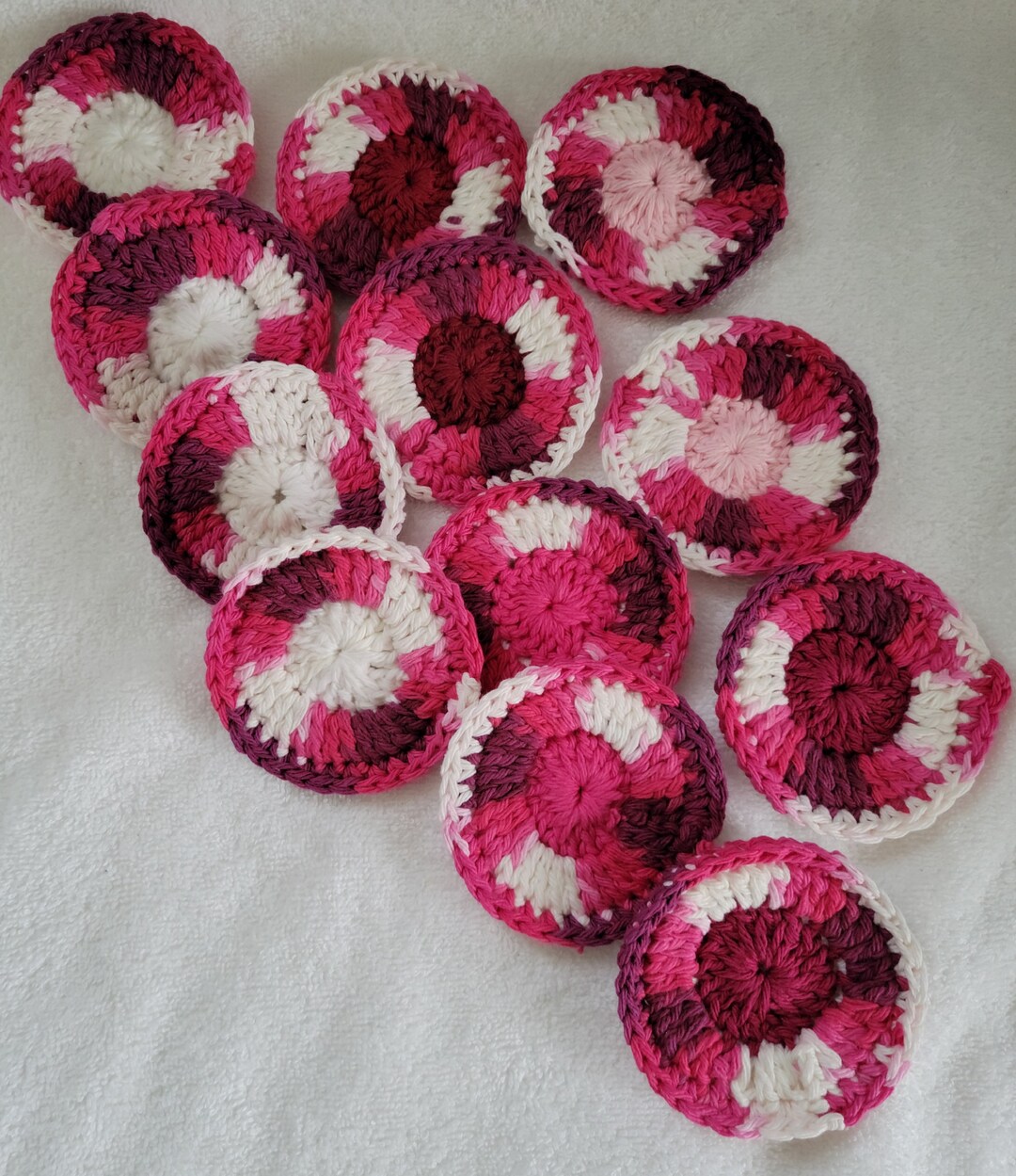 Love Pinwheels Crochet Reversible Face Rounds - Etsy