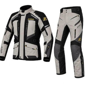 KLIM Adventure Suit – Motorcykeljacka och byxset, Dubbel sportutrustning för touring, klassisk bikerstil, personlig julklapp för Halloween