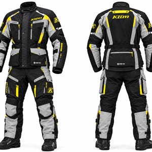 KLIM Motorcykeljacka – Äventyrsdräkt, GORE-TEX Touring Gear Klassisk bikerstil, Personlig julklapp för Halloween