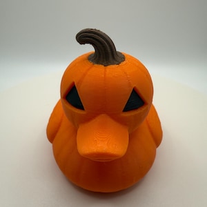 Pumpkin Duck - 3D Printed Duck