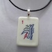 1 Bam Bird Mahjong Tile Long Necklace main image 1