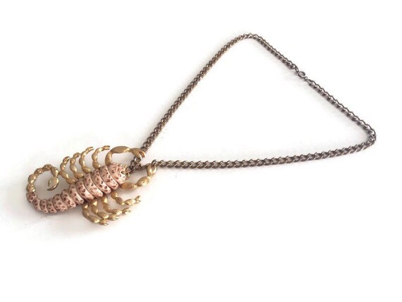 Razza Resin Zodiac Scorpion Pendant Necklace