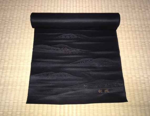 Vintage silk obi fabric - Fabric bolt, Mountain an