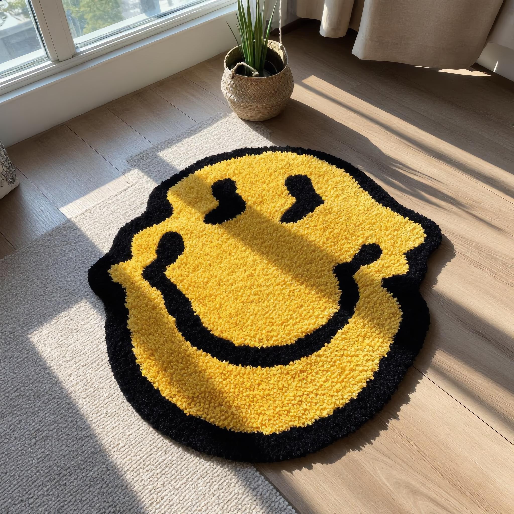 Trippy Rug Smiley Face - Etsy