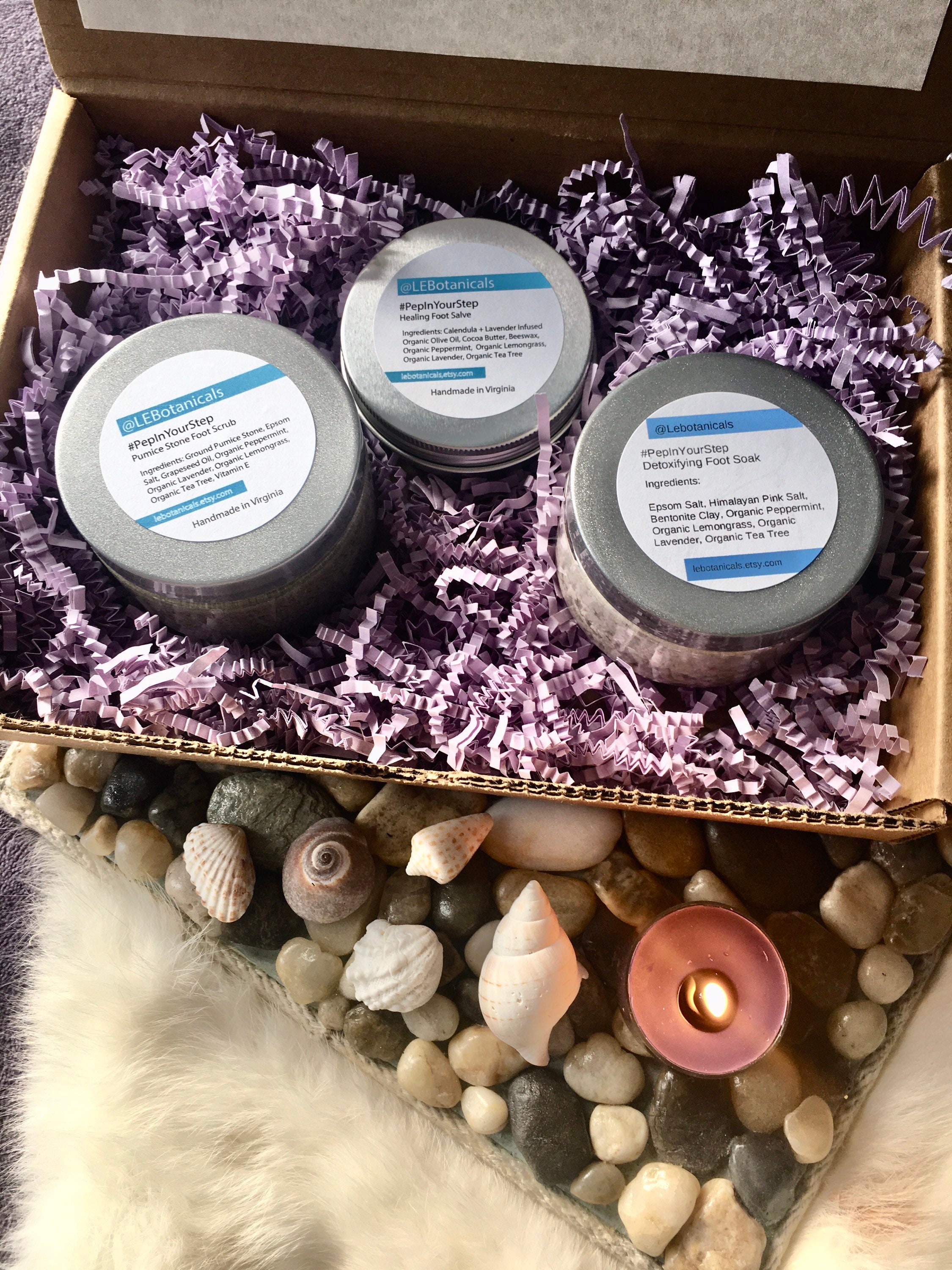 Foot Spa Kit Pampering Foot Spa Gift Box Valentines Gift Box Etsy