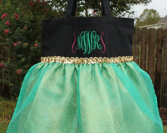 ANNA CORONATION Inspired Princess Bag/ Tote- Easter Bag- Halloween Trick or Treat Bag- Dance Bag- FROZEN Party Favor