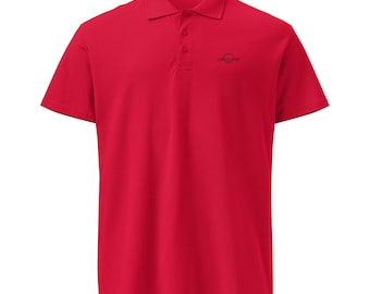 Beachflavors Classic Polo - Premium Piqué Poloshirt mit Stick - 100% ringgesponnene Baumwolle. Minimalistischer Beach & Streetwear Look