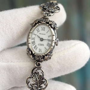 835 Silver Watch - Etsy