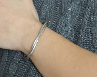 Silver bracelet - Vintage German .835 silver bracelet