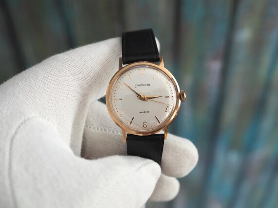 Montre Ancienne Mécanique Clipper Avec Renard Sur Le Cadran - Fonctionne, Occasion Propre