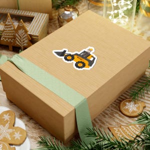 Bob the Cat Bulldozer Sticker image 3