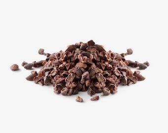 Organic Cacao Nibs for Yogurt / Smoothie Bowls - Raw Cocoa Nibs, Crunchy Oats / Cereal Topping, Natural Baking Chocolate Chips Alternative