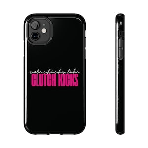 かわいいひよこはクラッチキックが好き タフなスマホケース | ドリフト風スマホケース