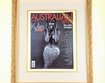 Magazine Australian Style - Couverture du numéro 25 de Kylie Minogue pour l'anniversaire du collectionneur