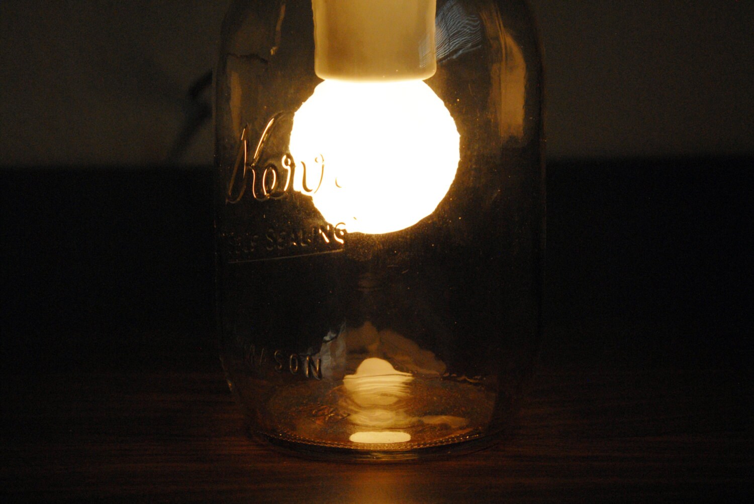 Big Sale Modern Mason Jar Lamp Frosted Modern Mason Jar Etsy
