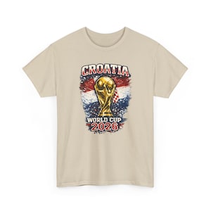 Trofee-T-shirt Kroatië WK 2026 | Voetbalshirt met Kroatische vlag afbeelding 3