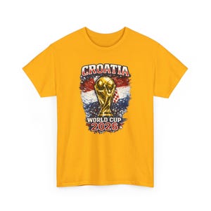 Trofee-T-shirt Kroatië WK 2026 | Voetbalshirt met Kroatische vlag afbeelding 4