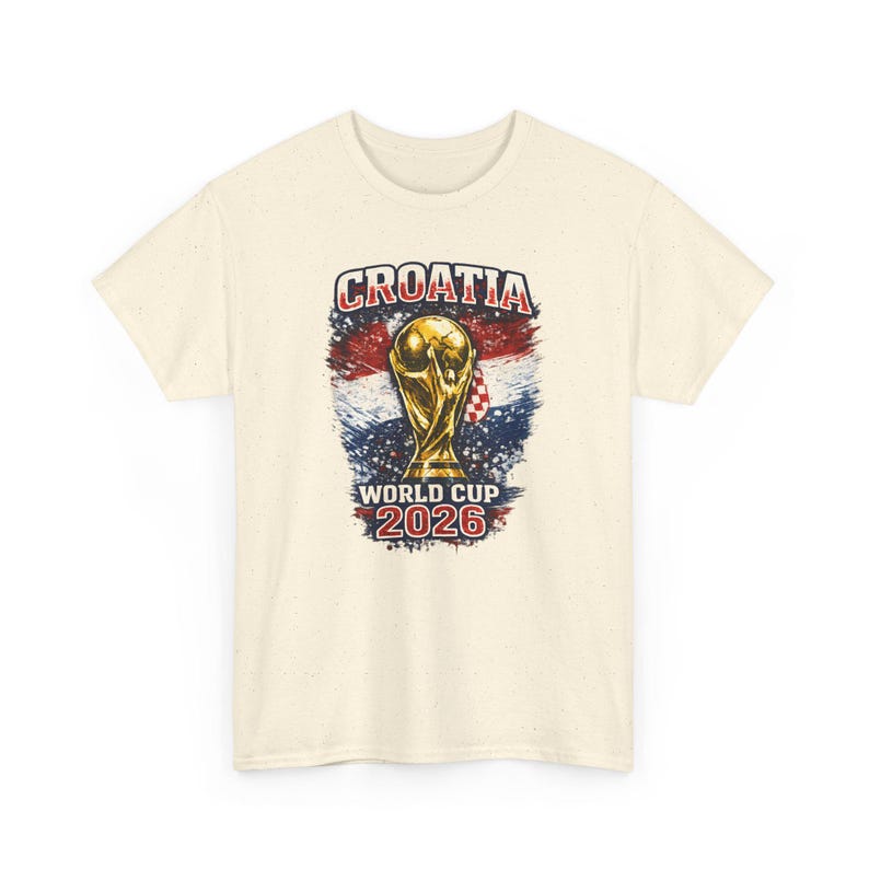Trofee-T-shirt Kroatië WK 2026 | Voetbalshirt met Kroatische vlag afbeelding 8