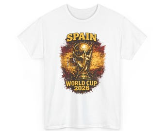 World Cup 2026 Spain Trophy Tee | Soccer Fan Shirt