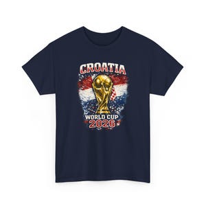 Trofee-T-shirt Kroatië WK 2026 | Voetbalshirt met Kroatische vlag afbeelding 14