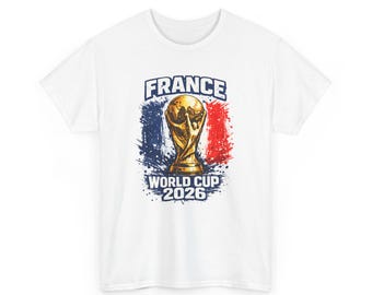 World Cup 2026 France Trophy Tee | French Flag Soccer Shirt