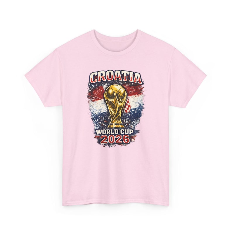 Trofee-T-shirt Kroatië WK 2026 | Voetbalshirt met Kroatische vlag afbeelding 15