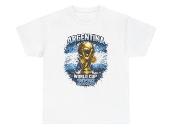 World Cup Argentina 2026 Tee | Soccer Trophy Graphic