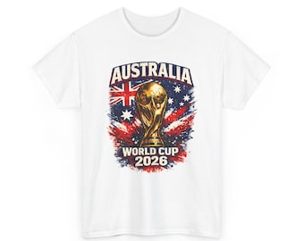 World Cup 2026 Australia T-Shirt | Soccer Football Tee, Australia Fans