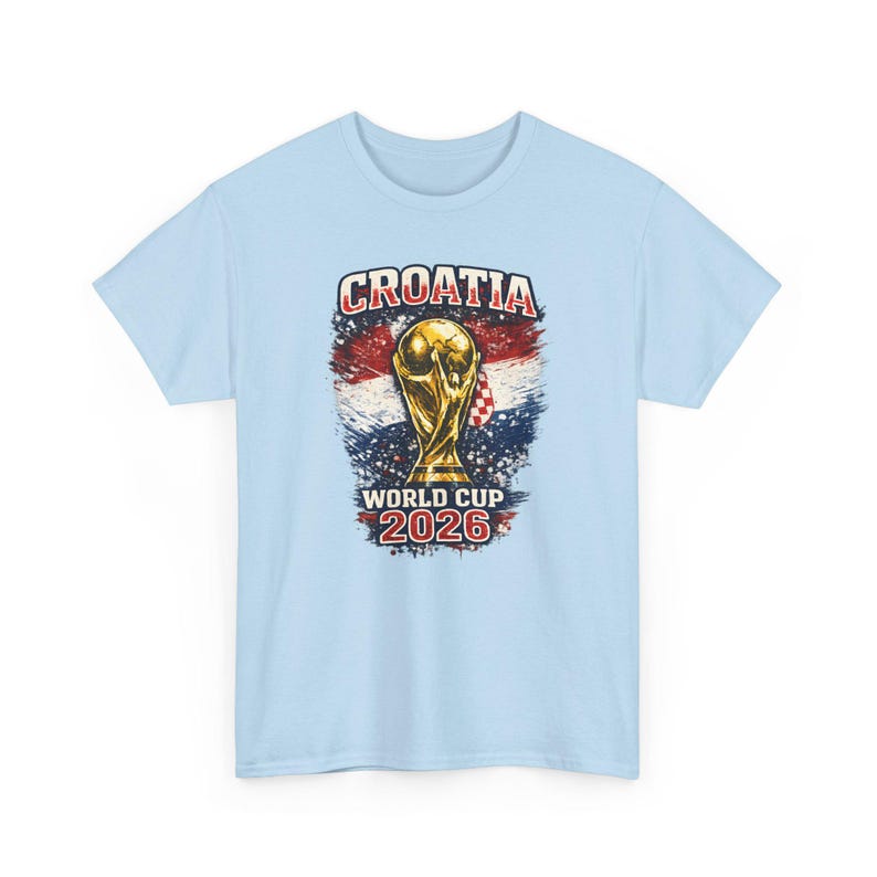 Trofee-T-shirt Kroatië WK 2026 | Voetbalshirt met Kroatische vlag afbeelding 11