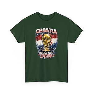 Trofee-T-shirt Kroatië WK 2026 | Voetbalshirt met Kroatische vlag afbeelding 10